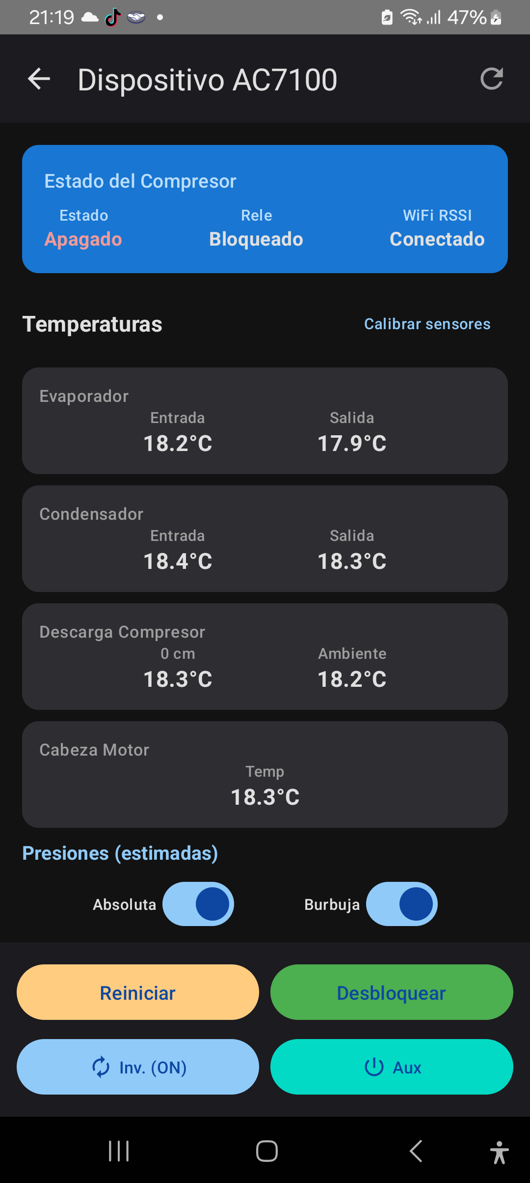 Detalle del dispositivo