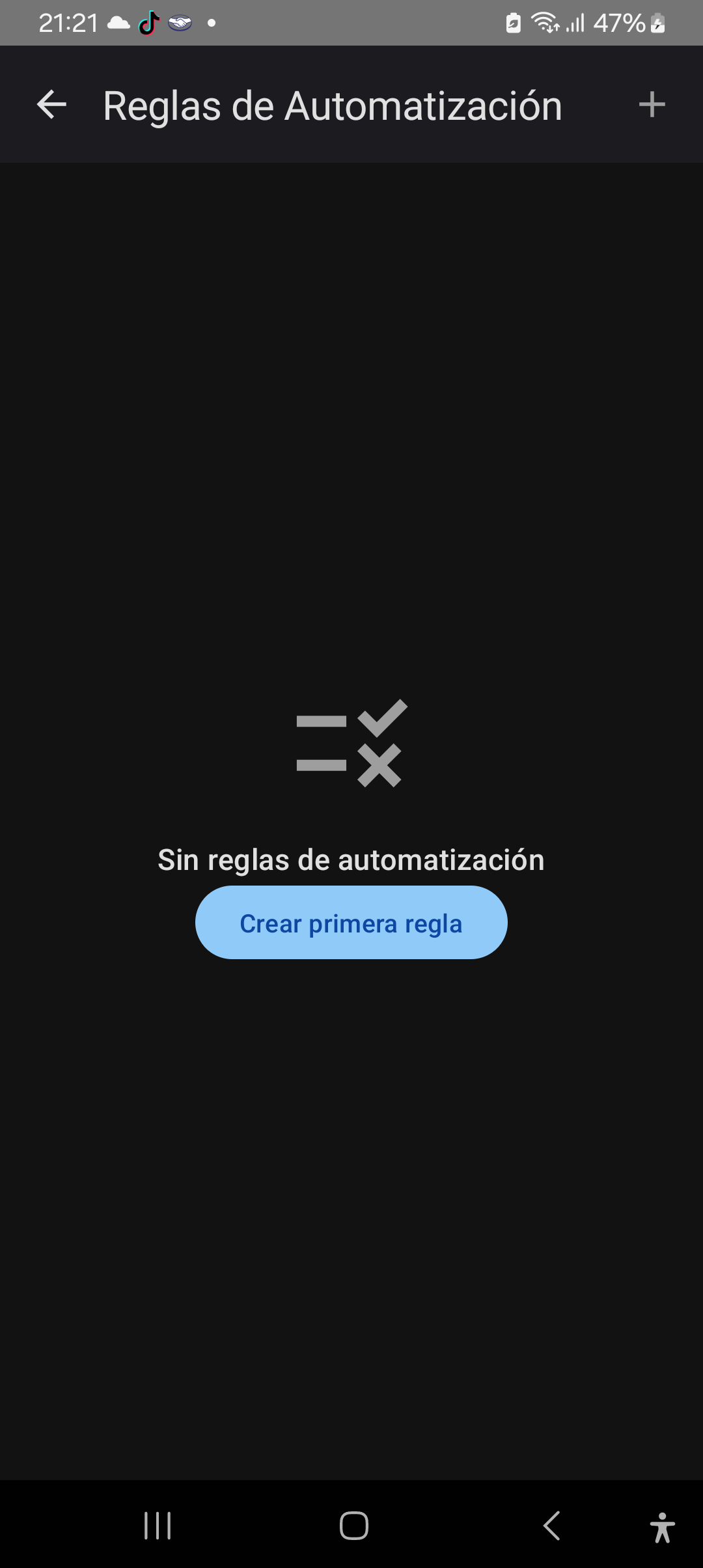 Reglas de Automatización